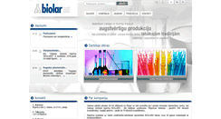 Desktop Screenshot of biolar.lv